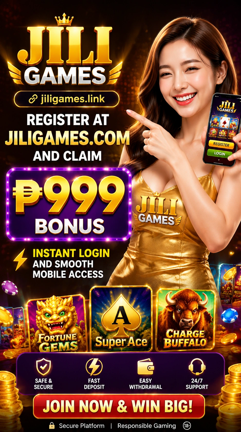 Mobile gaming visual for Android and iOS