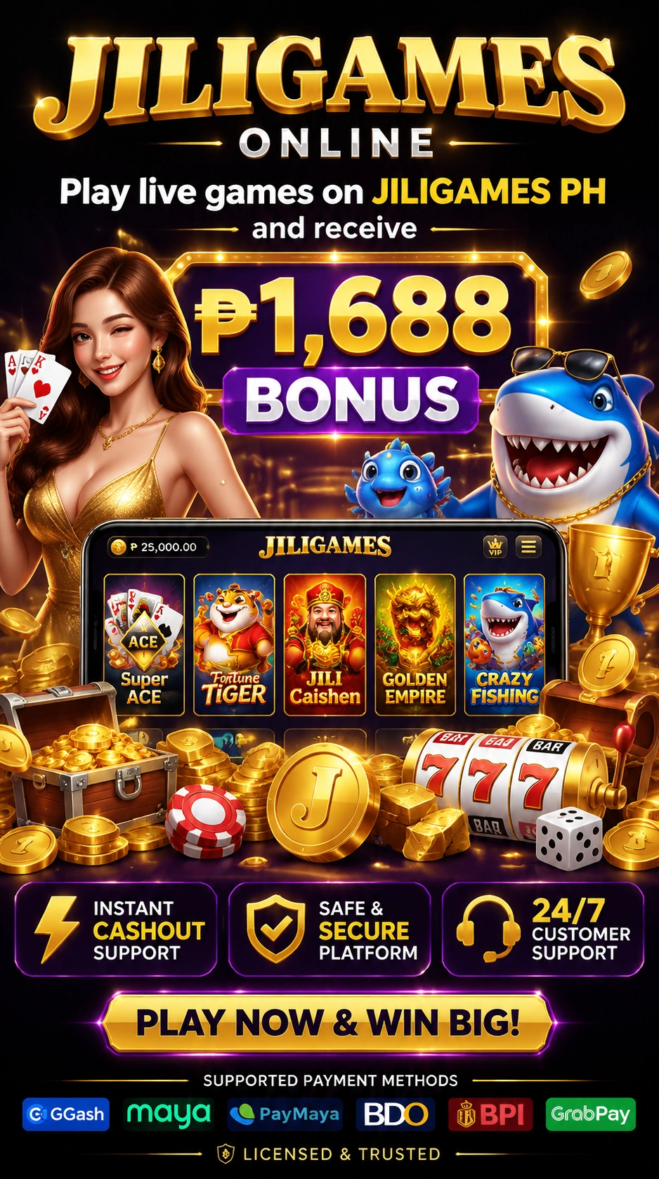 Mobile live casino interface preview