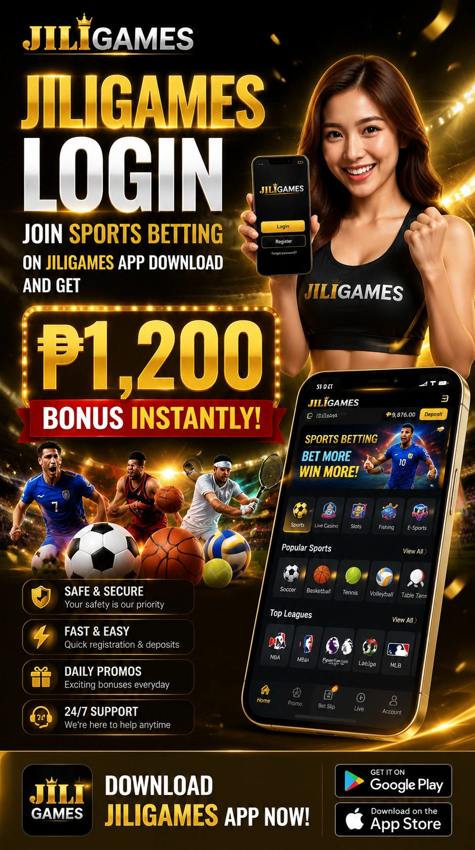 Sports betting promotions and mobile sportsbook visual