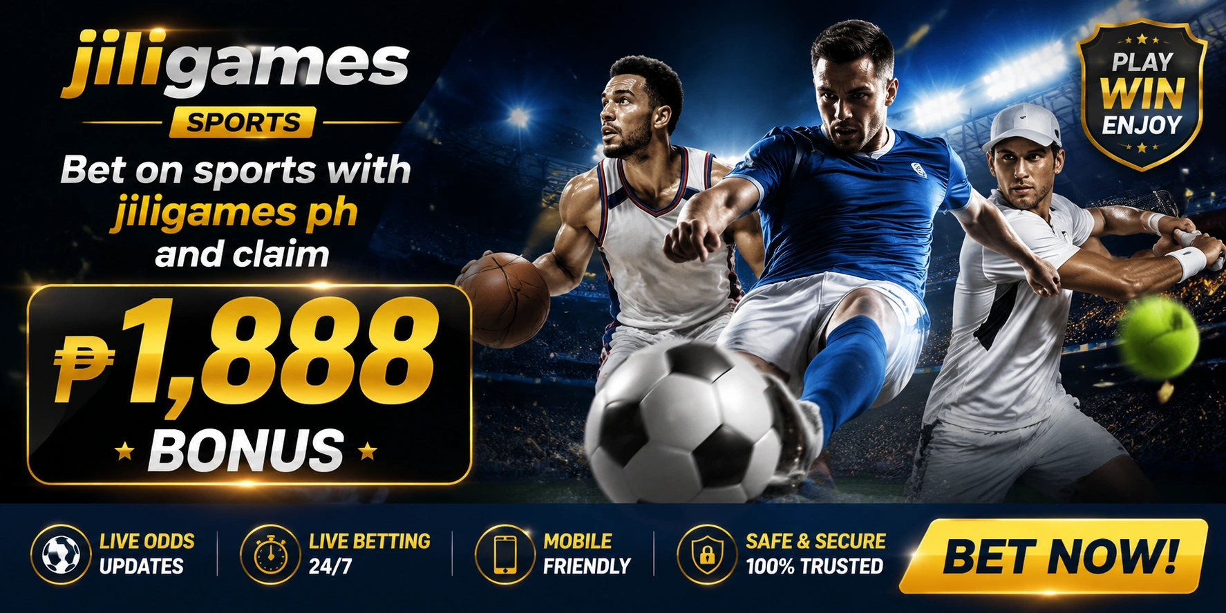 Sports betting category card visual for Philippine users